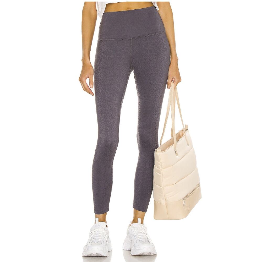 Beyond Yoga High Waisted Midi Leggings in Shadow Grey‎ Size Medium